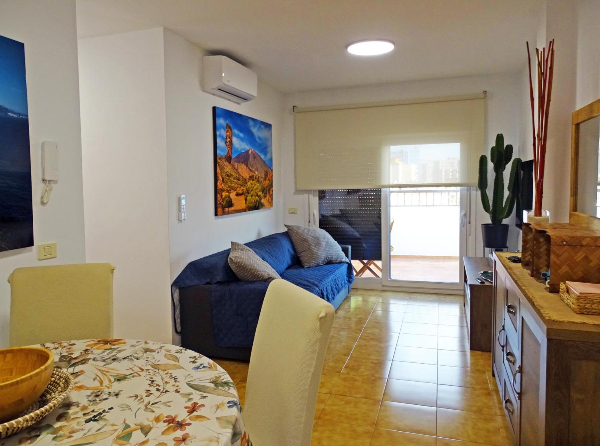 Piso En Candelaria Con Terraza, Vistas Al Mar, Aire Acondicionado Y Garaje Lägenhet Exteriör bild