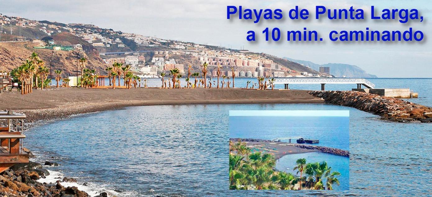Piso En Candelaria Con Terraza, Vistas Al Mar, Aire Acondicionado Y Garaje Lägenhet Exteriör bild