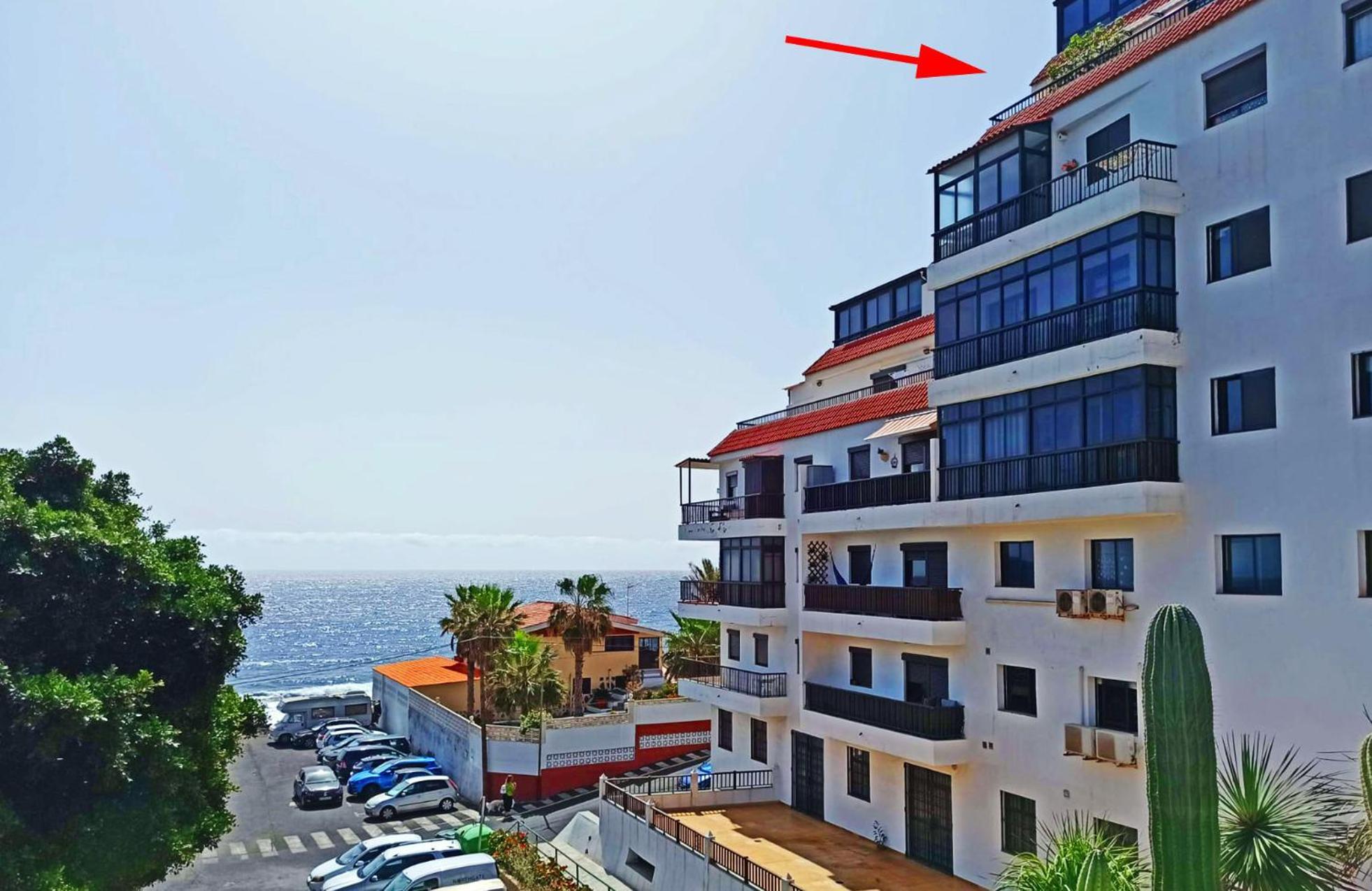 Piso En Candelaria Con Terraza, Vistas Al Mar, Aire Acondicionado Y Garaje Lägenhet Exteriör bild